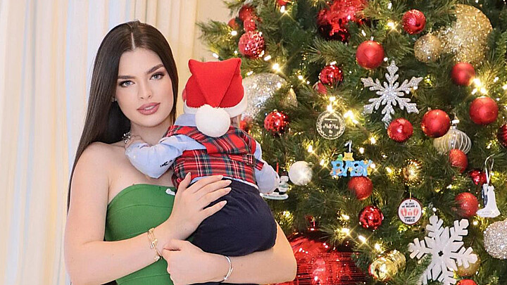 La modelo paraguaya compartió tiernas fotos con su bebé