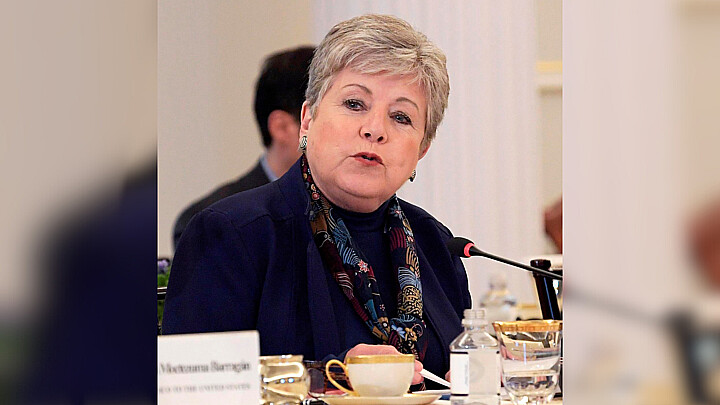 Archive photo of the Mexican Secretary of Foreign Affairs, Alicia Bárcena.