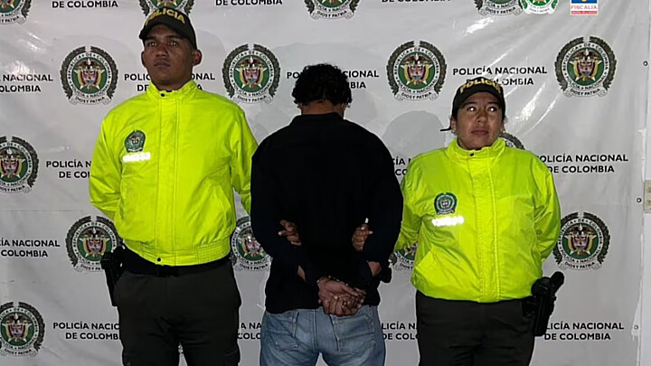 Legalización de la captura del presunto feminicida serial, Carlos Andrés Rivera Ruíz, en Tabio (Cundinamarca), Colombia 