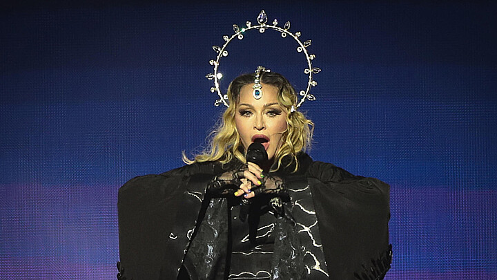 La cantante Madonna se presenta en un concierto gratuito en Brasil