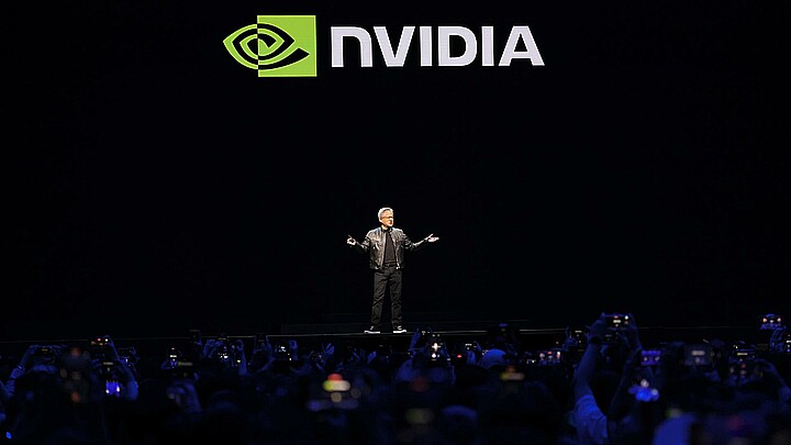 El cofundador, presidente y director ejecutivo de Nvidia Corporation, Jensen Huang, en la feria comercial COMPUTEX 2024, en Taipei, Taiwán