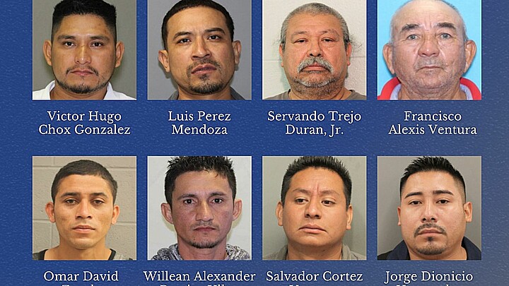 Los criminales ilegales más buscados de Texas