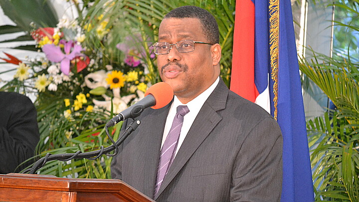 Newly appointed Haitian interim Prime Minister Gary Conille