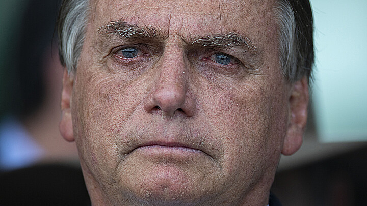 Former Brazilian President Jair Bolsonaro in June 2024