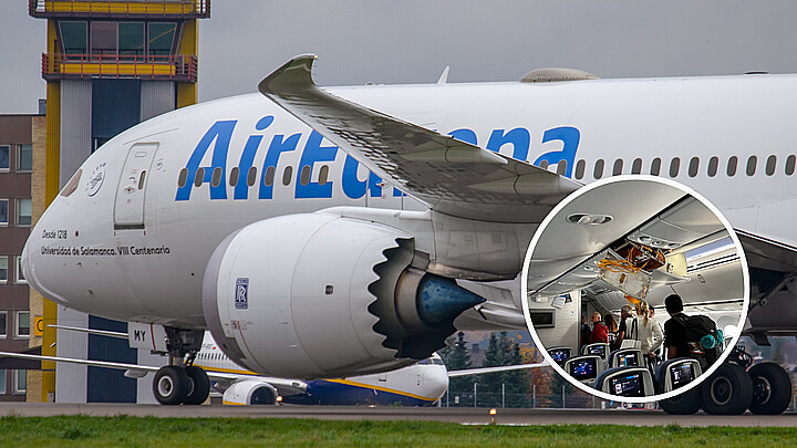 El vuelo con destino a Montevideo sufrió un accidente debido a fuertes turbulancias