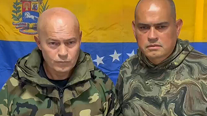 Los capitanes del Ejército de Venezuela Javier y Juan Carlos Nieto Quintero