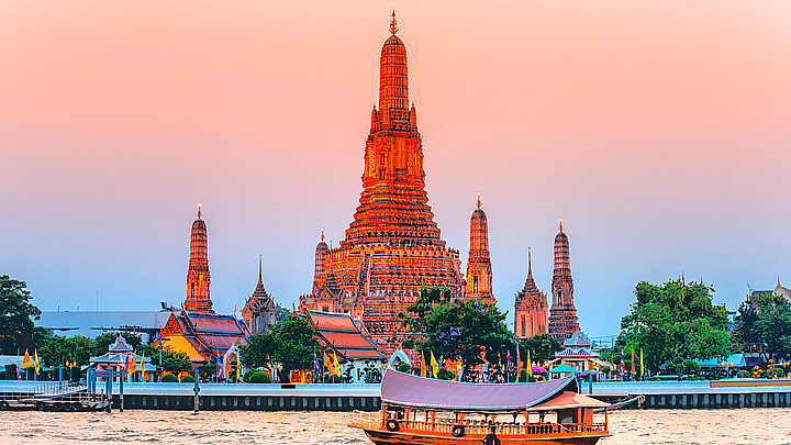 El gobierno de Tailandia eliminó el visado para varios países del mundo