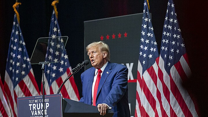 Fotografía de archivo del expresidente de EE.UU., Donald Trump. 