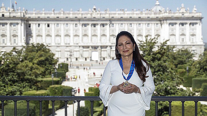 Fotografía de archivo de la cantante cubano-estadounidense Gloria Estefan.