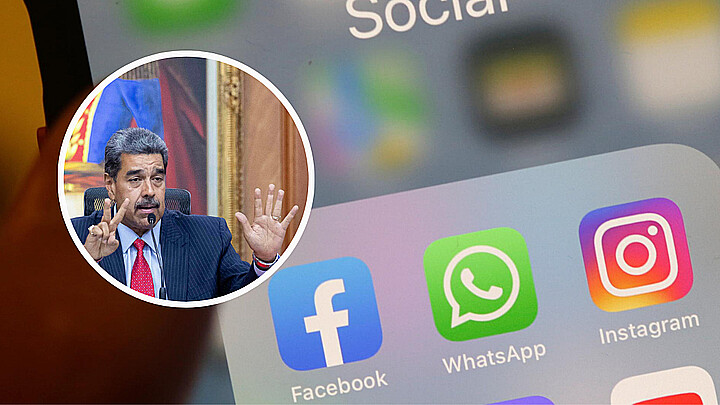 El dictador venezolano pidió eliminar WhatsApp de los teléfonos