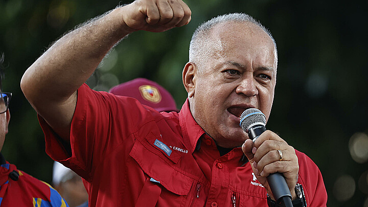 El número dos del régimen venezolano, Diosdado Cabello