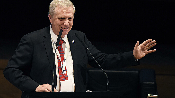 El excandidato presidencial chileno José Antonio Kast , habla durante la segunda jornada del III Encuentro Regional del Foro de Madrid, este viernes, en Buenos Aires