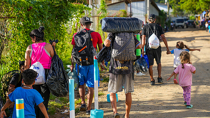 Las necesidades humanitarias y los riesgos aumentan para los migrantes en Centroamérica