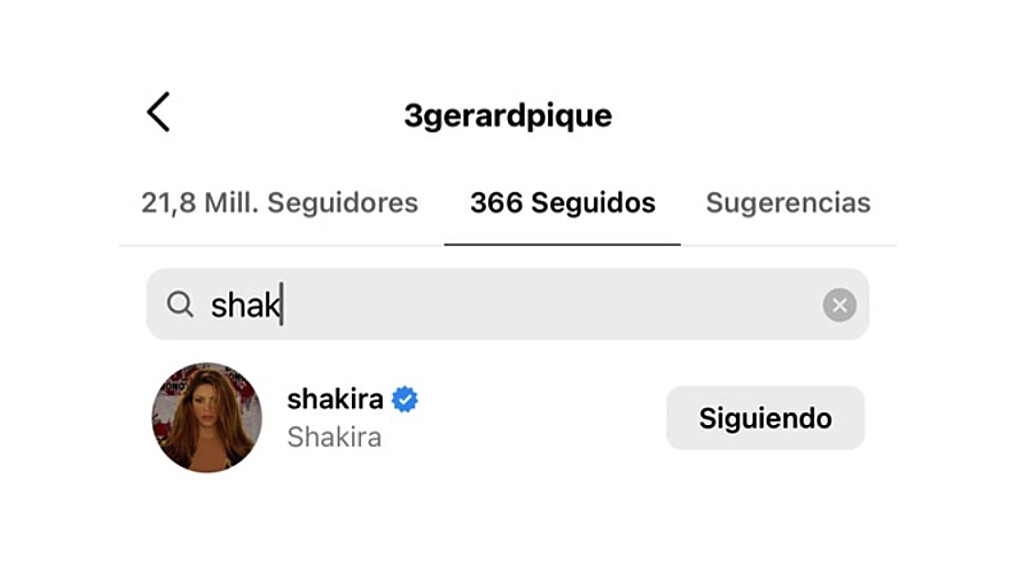 Usuarios de redes han comprobado que Shakira y Piqué no están tan distanciados como se pensaba