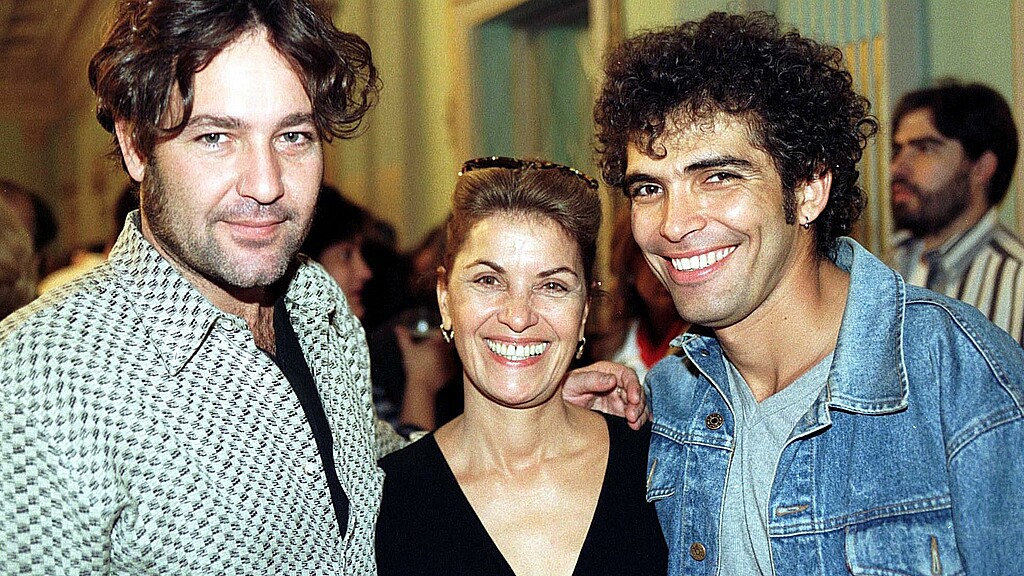 Festival de Cine Iberoamericano de Huelva, 1998, en la foto Jorge Perugorria, Mirta Ibarra, y Vladimir Cruz