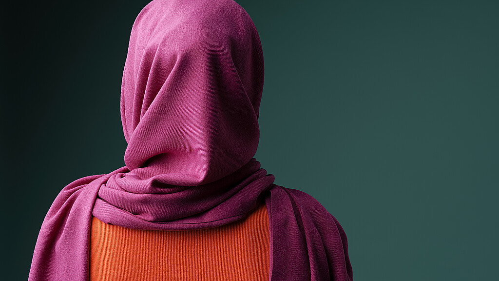 Woman wearing a hijab