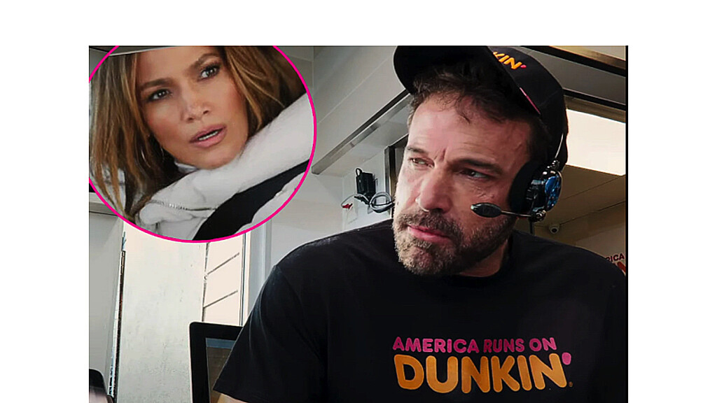 Jennifer López pilla a Ben Affleck trabajando en la ventanilla de Dunkin's en comercial del Super Bowl