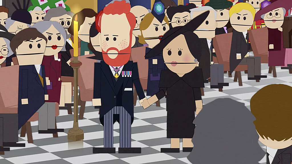 "South Park" despedaza sin piedad a Meghan Markle y al príncipe Harry en un episodio titulado "La gira mundial de la privacidad"