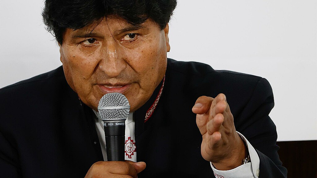  El expresidente de Bolivia, Evo Morales