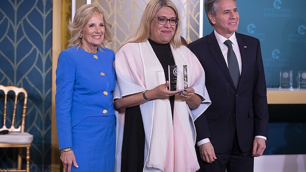 Alba Rueda premio por día internacional de la mujer