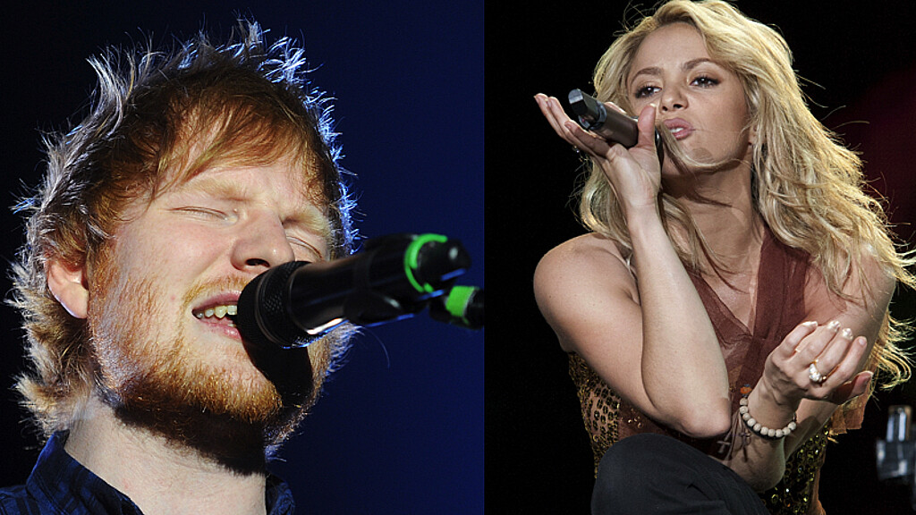 Ed Sheeran confirma colaboración musical con Shakira