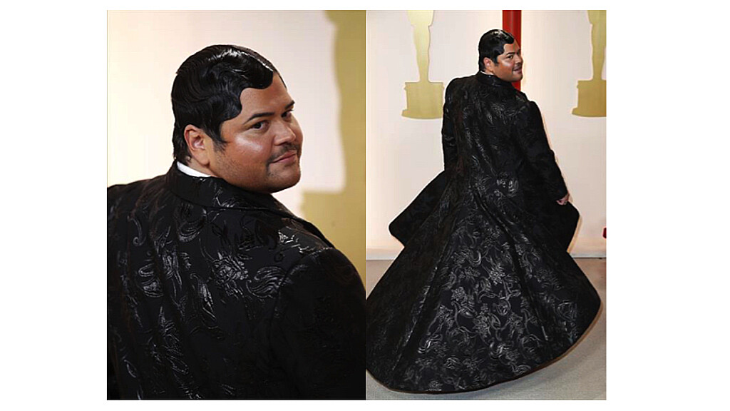 El actor Harvey Guillén se viraliza con su esmoquin negro en la alfombra de los Óscar 2023