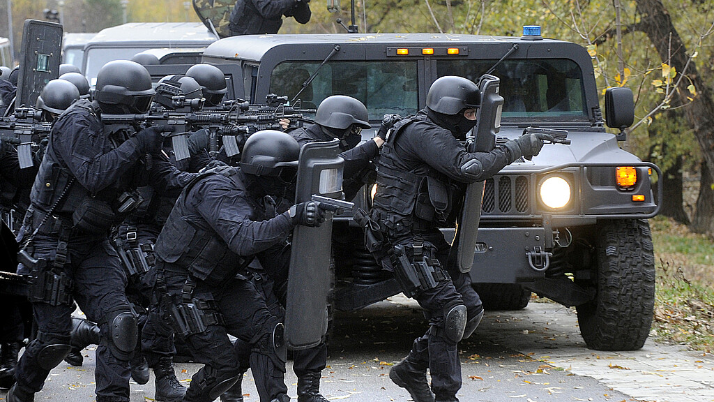 SWAT Team stock photo