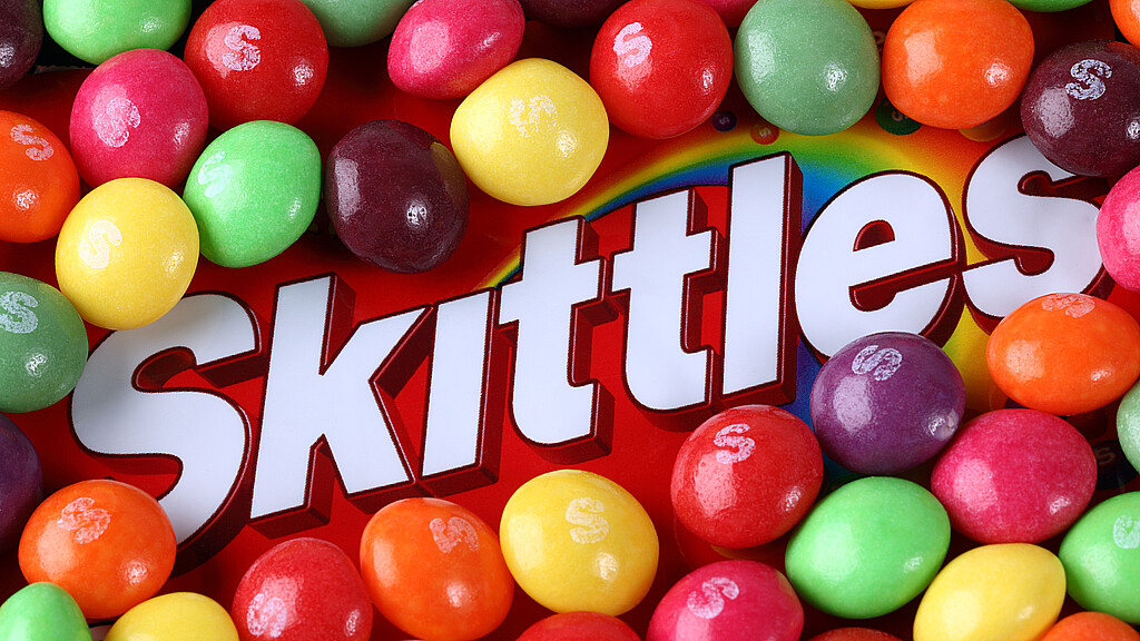 Skittles stock photo