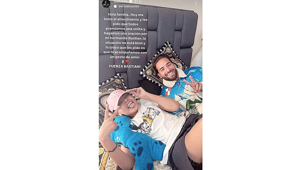 La historia de Instagram de Maluma conmovió a sus seguidores
