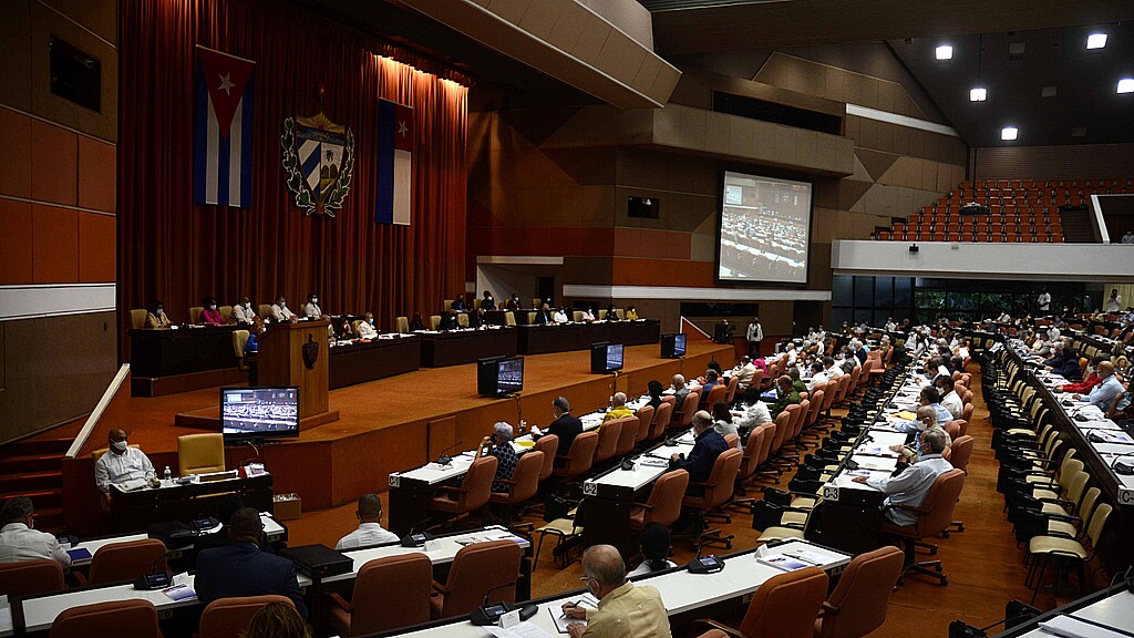 Fotografía de archivo de una sesión de la Asamblea Nacional del Poder Popular (ANPP), en La Habana (Cuba)