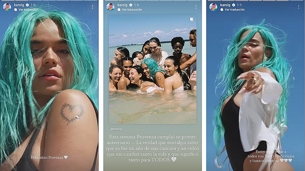 Karol G compartió un emotivo recuerdo con sus fans 