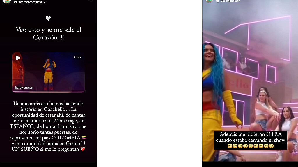 Karol G dedicó emotivas palabras para sus fans en Instagram 