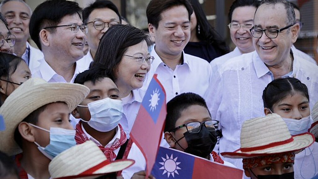 Taiwanese President Tsai Ing-wen visits Guatemala