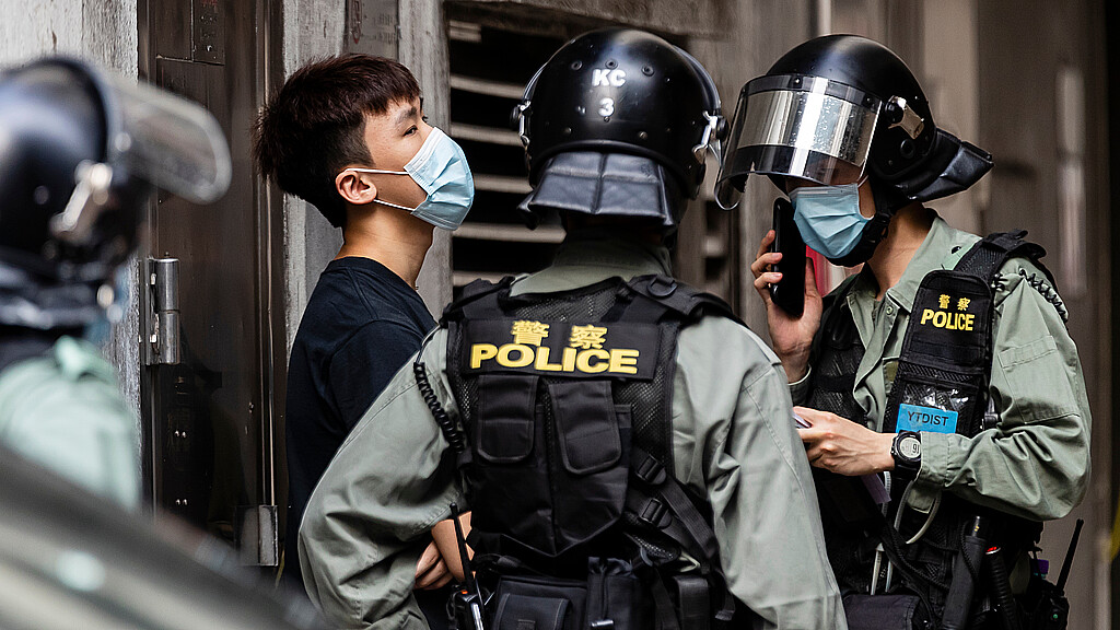 Joven de Hong Kong detenido por la Policía