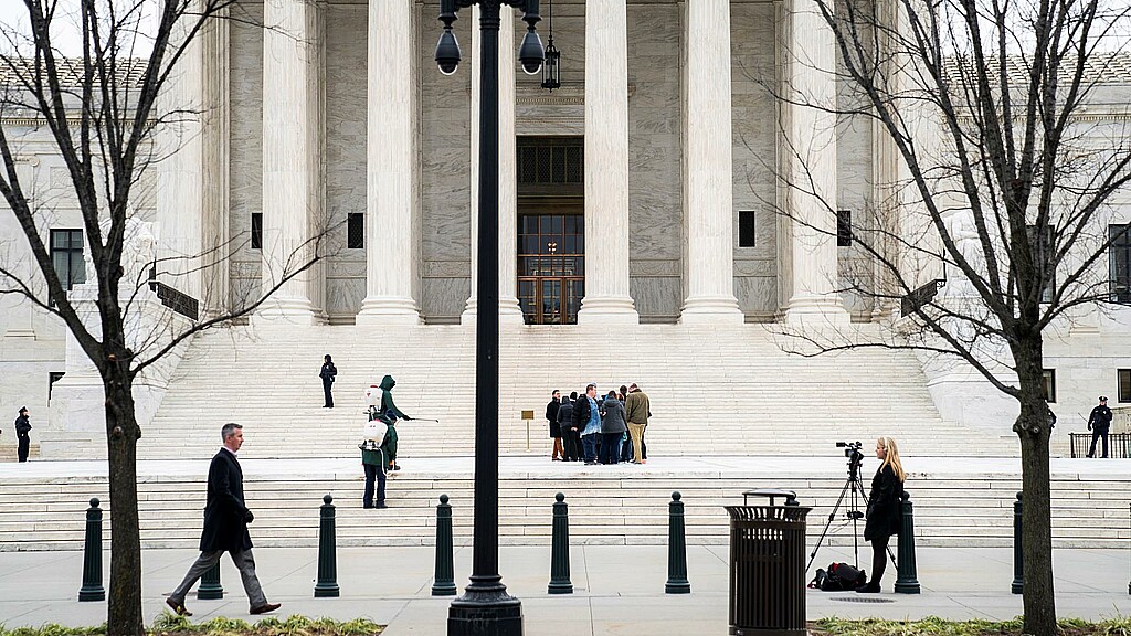 Corte Suprema en Washington, Estados Unidos