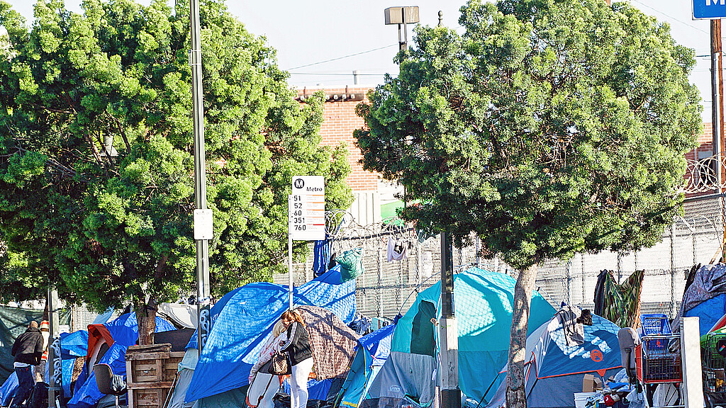 Homeless encampment 
