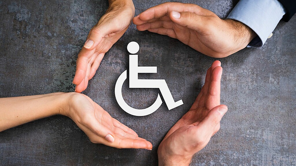 Personas con discapacidad.