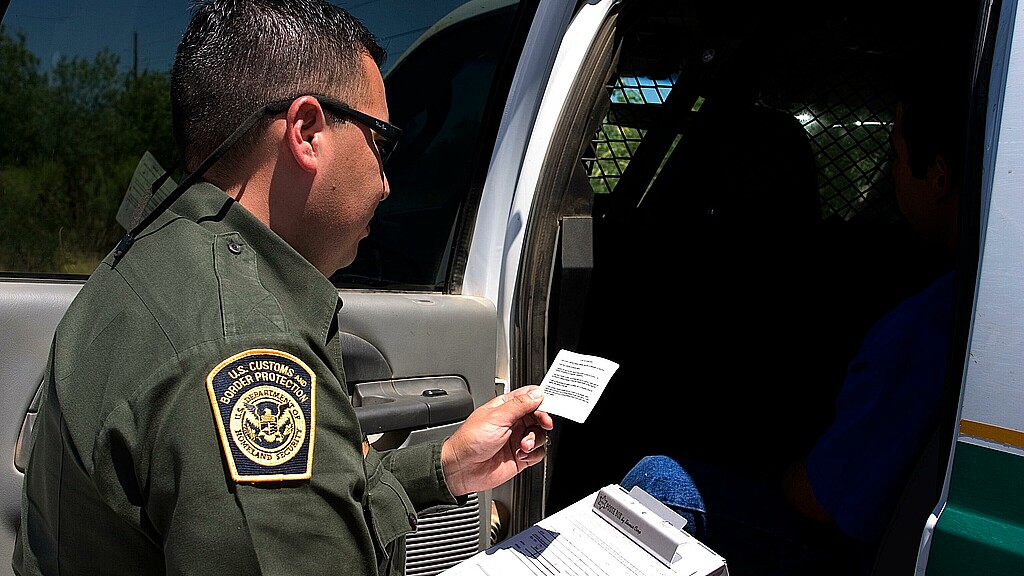 U.S. Custom Border Patrol officer