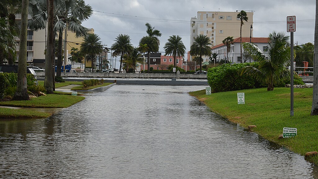 Flooded streets Florida