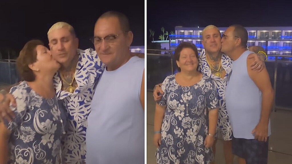 El reguetonero cubano vivió un emocionante reencuentro con sus padres