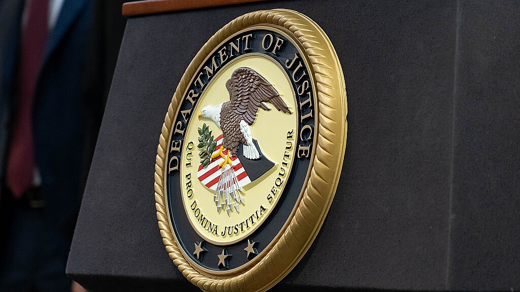 Emblem for the U.S. Dept. of Justice 