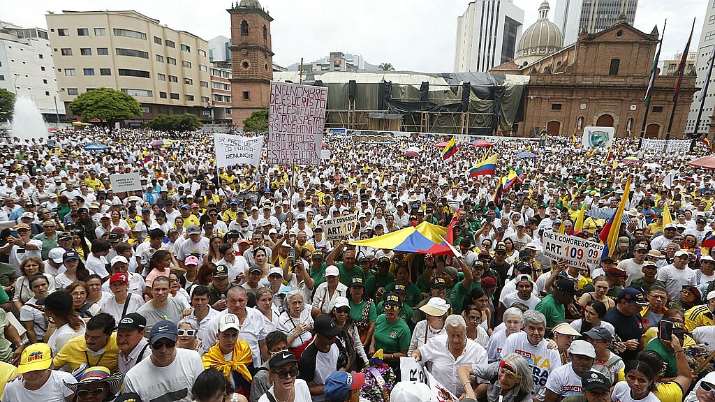 Protestas en Colombia del 21 de abril de 2024 contra el gobierno de Gustavo Petro