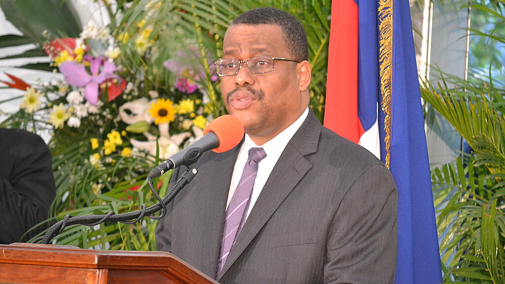 Newly appointed Haitian interim Prime Minister Gary Conille
