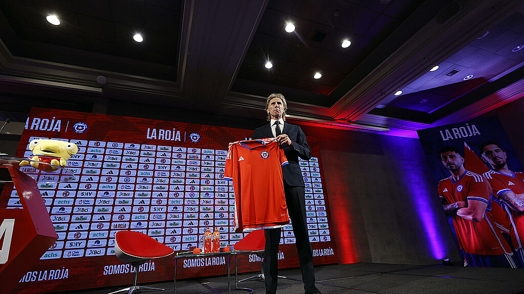 Presentación de Ricardo Gareca como nuevo DT de la selección chilena