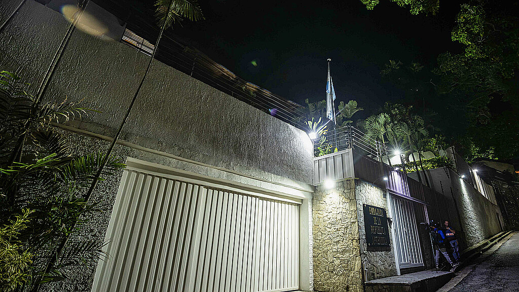 Fotografía de la embajada de Argentina en Caracas (Venezuela)