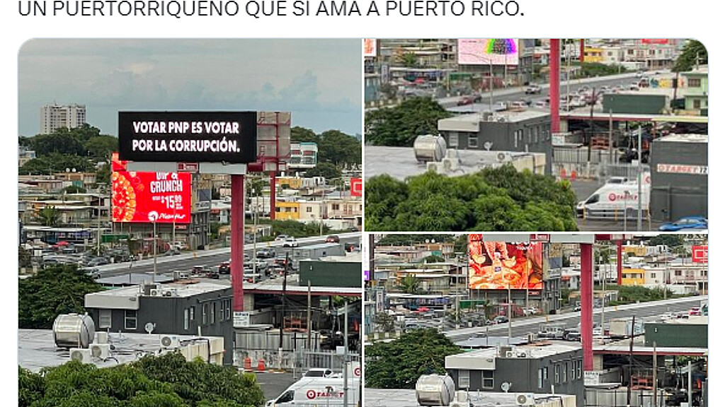 El artista se atribuyó el pago de los carteles contra la gobernación actual de PR