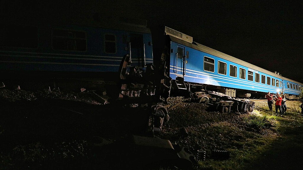 Tren descarrilado en Cuba, mayo de 2025