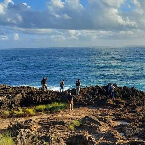 Isla deshabitada de Monito, al oeste de Puerto Rico