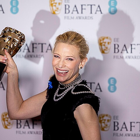 La actriz australiana Cate Blanchett ganó este domingo el Bafta a mejor actriz protagonista por su interpretación en la película “Tár”