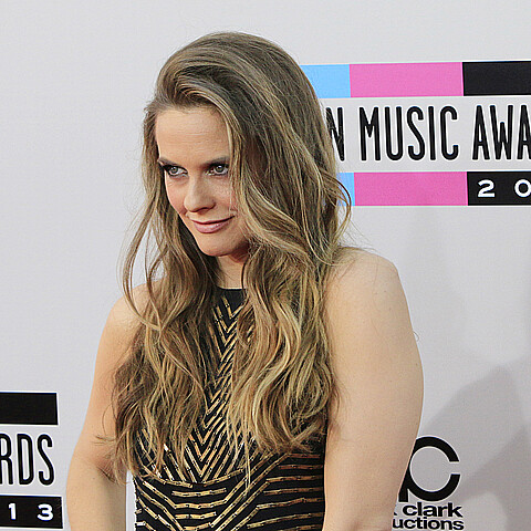 Alicia Silverstone at the 2013 American Music Awards at Nokia Theater L.A. Live on November 24, 2013 in Los Angeles, California